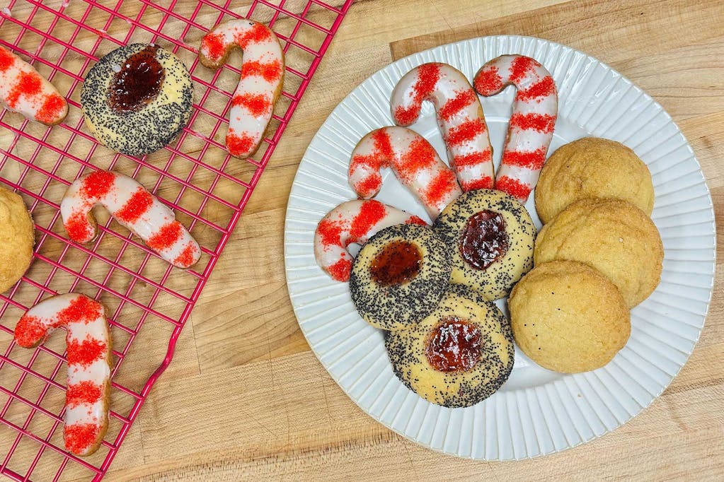 Holiday cookies, 3 ways