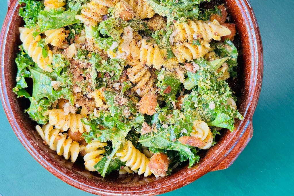 Caesar pasta salad