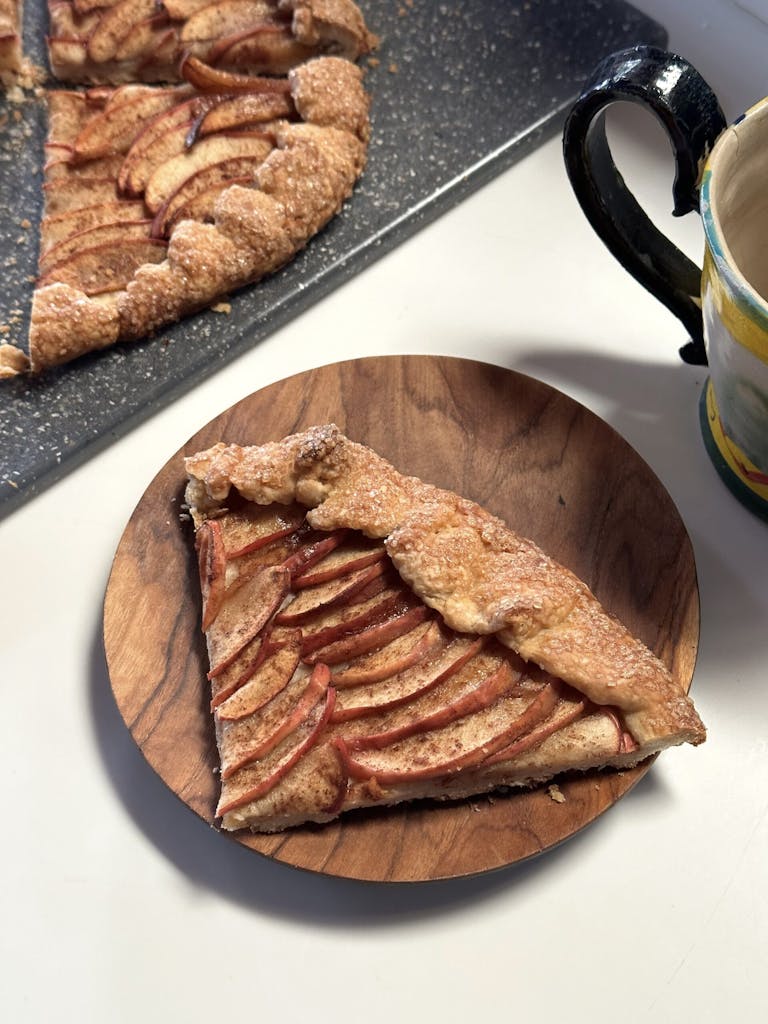 Brown sugar apple galette