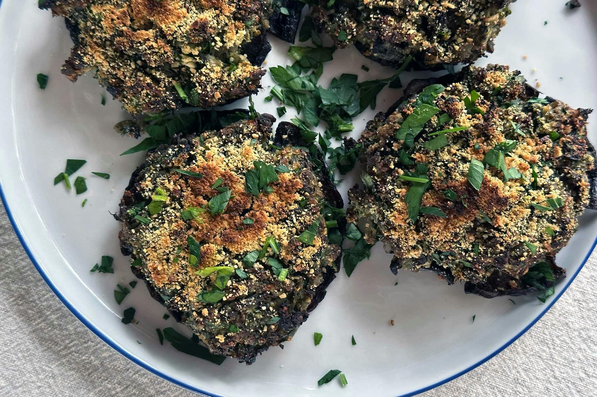 stuffed mushrooms