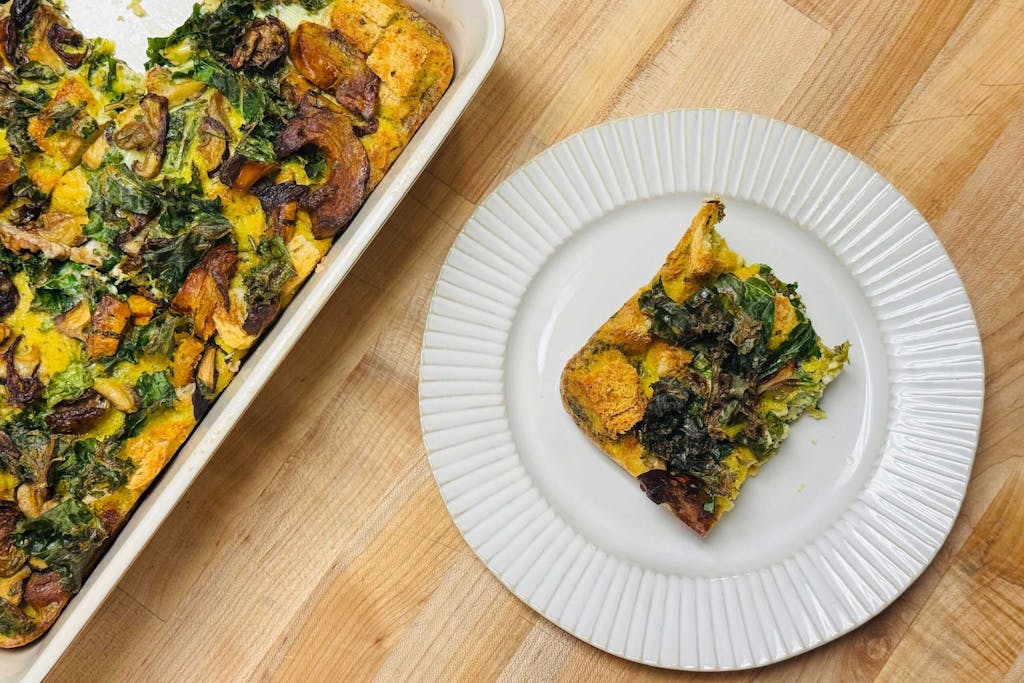 Zero-waste breakfast casserole