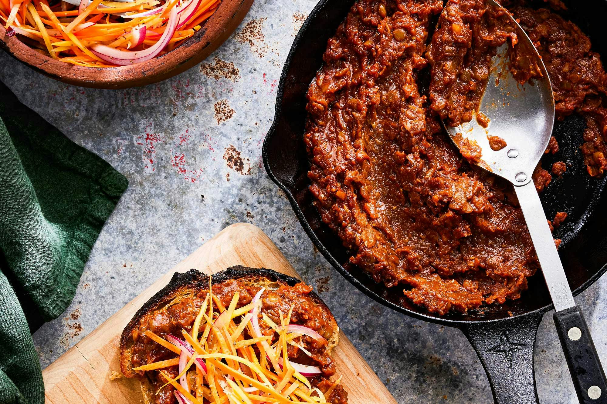 lentil sloppy joes