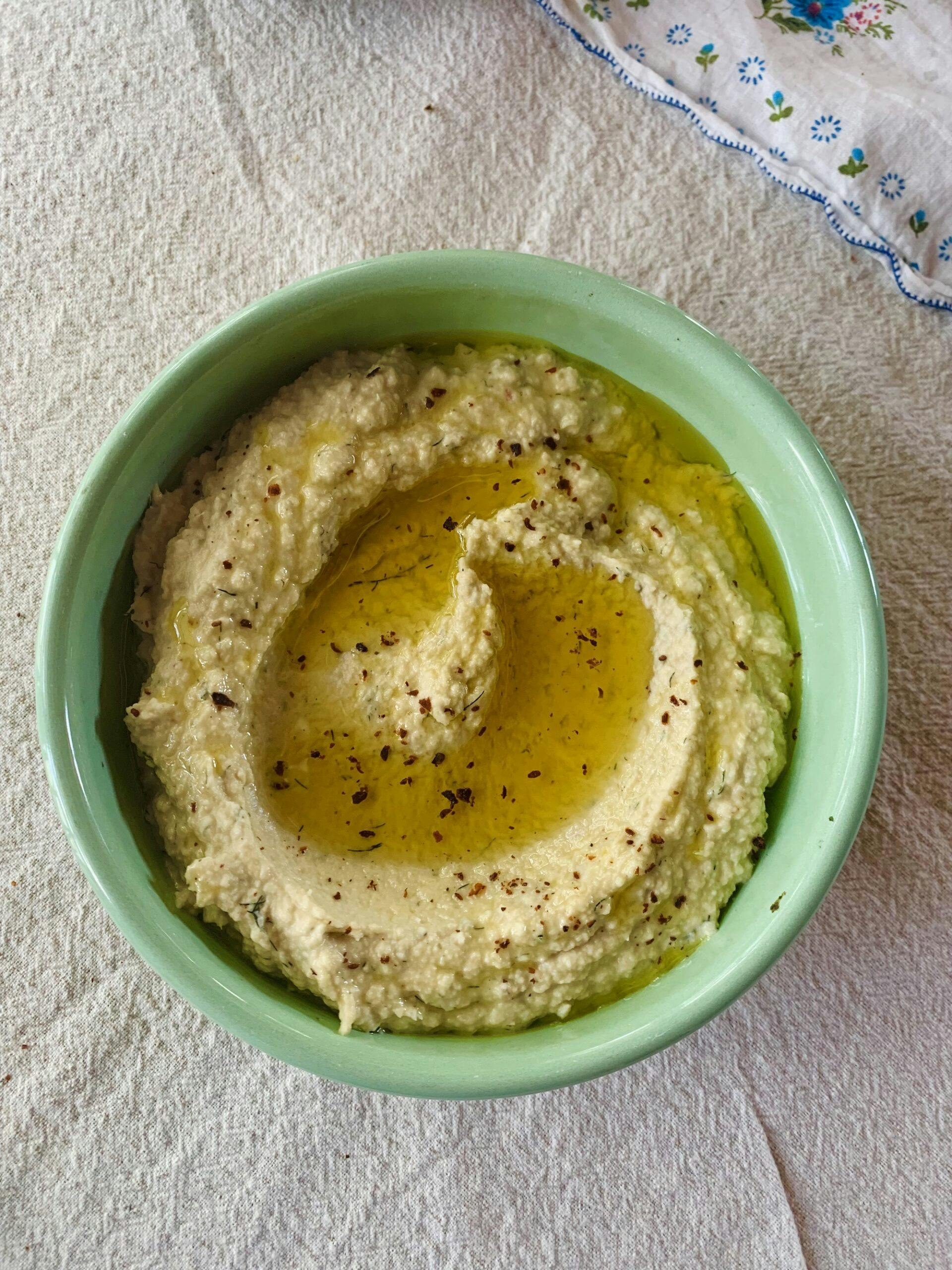 butter bean artichoke hummus