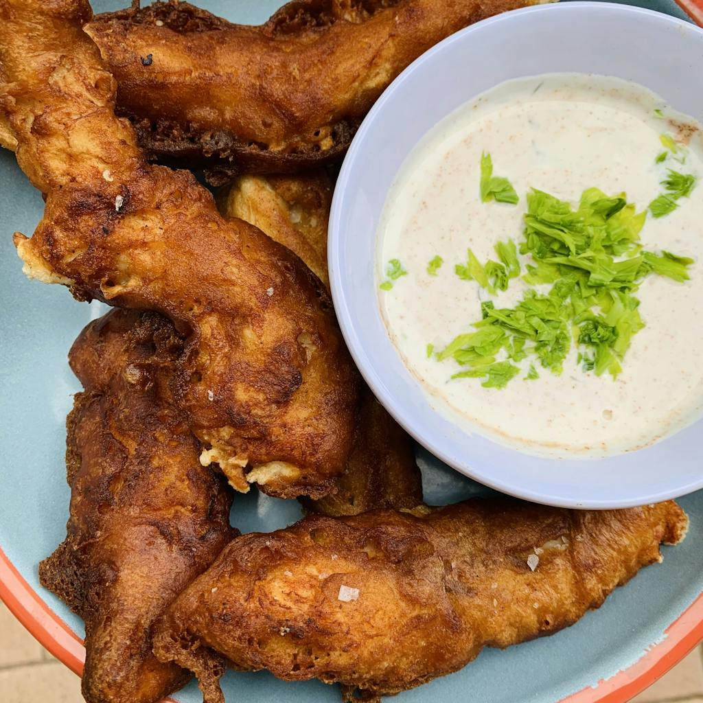 Copi fish fry and Thai-style coconut copi curry