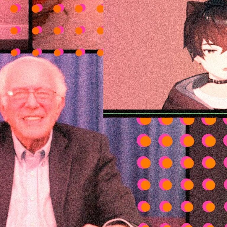 Bernie Sanders and V-tuber