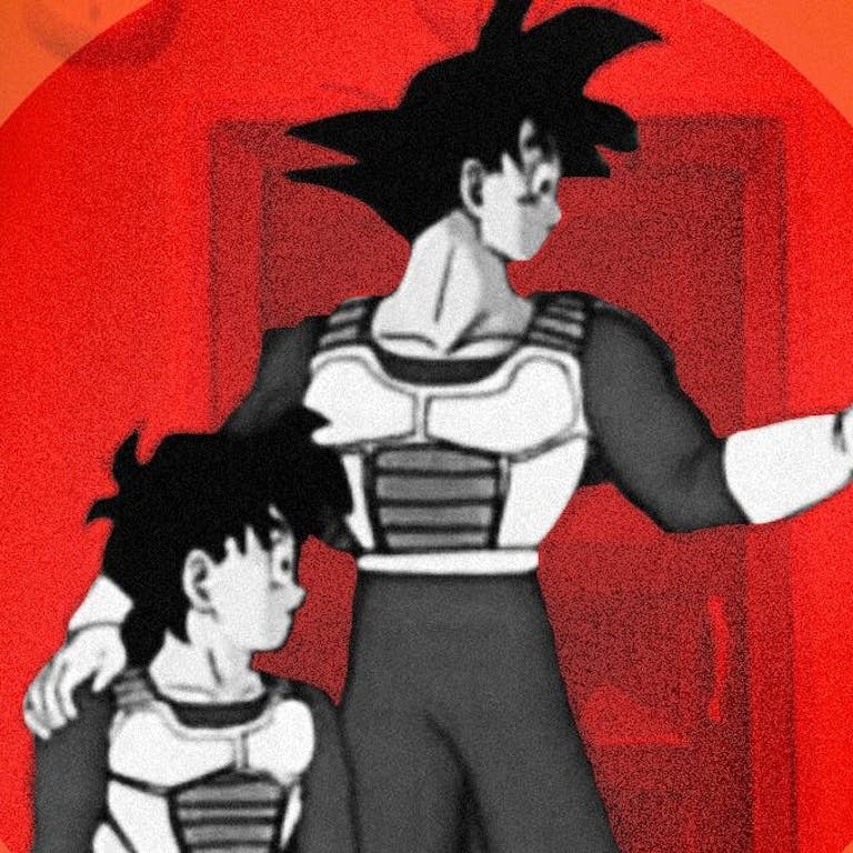 Goku in the Hyperbolic Time Chamber from Dragon Ball Z