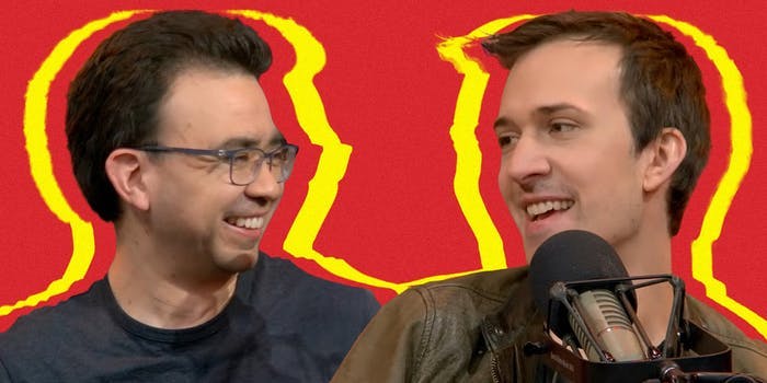 Rooster Teeth’s Gustavo Sorola and Chris Demarais talk meeting fans, creator workloads, podcasting, and monetization backstage at this year’s ‘RTX’ Convention