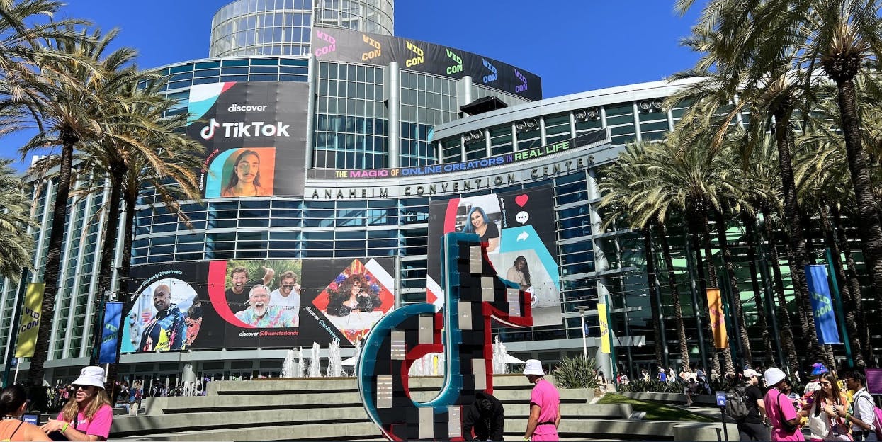 TikTok at Anaheim Convention Center VidCon 2022