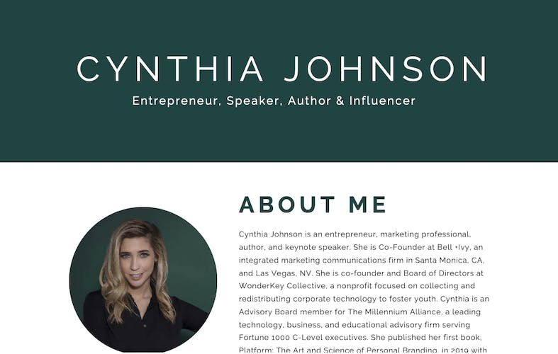 Cynthia Johnson