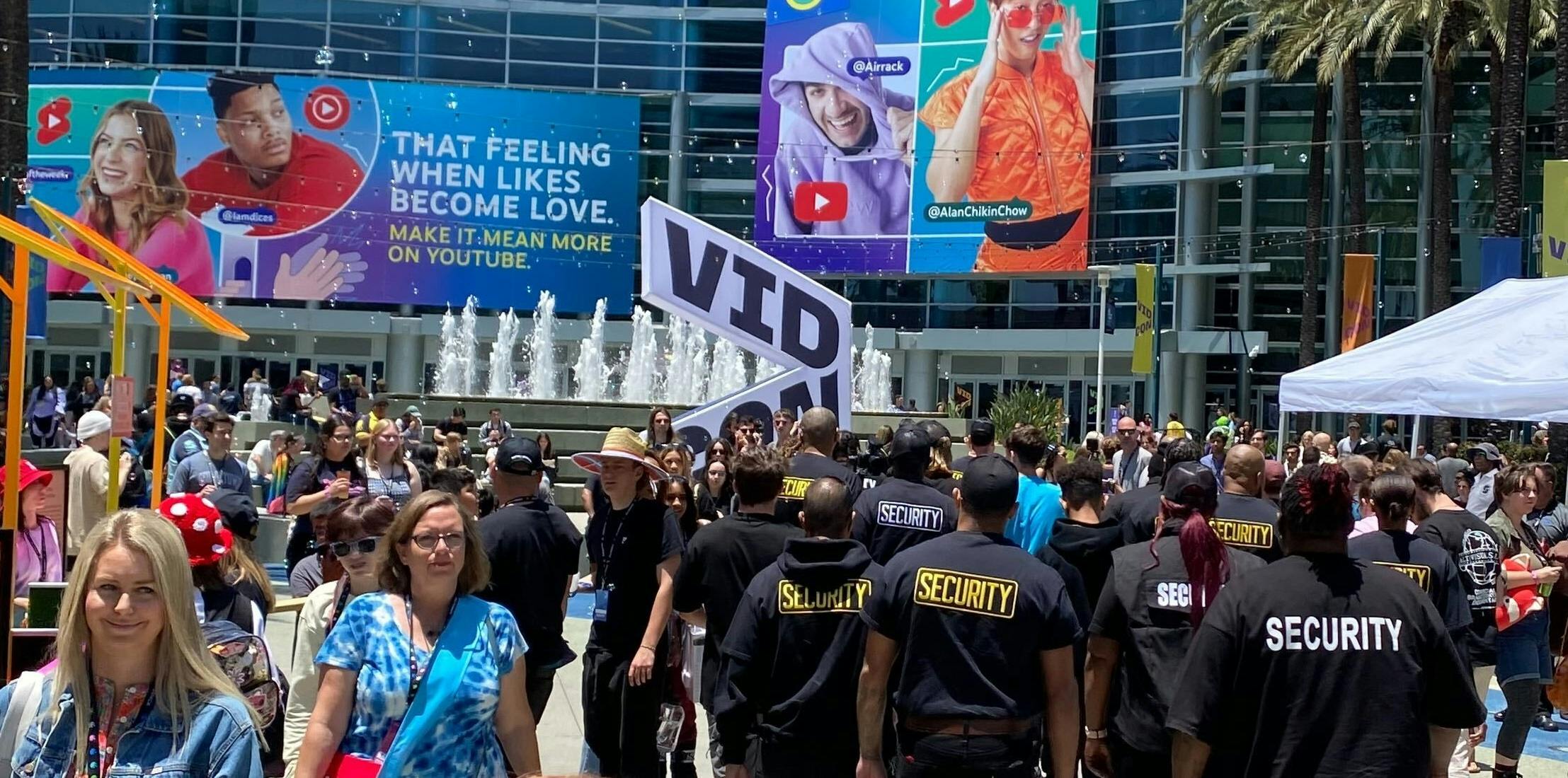 Is Logan Paul at VidCon? No, but screaming fans seem to think so