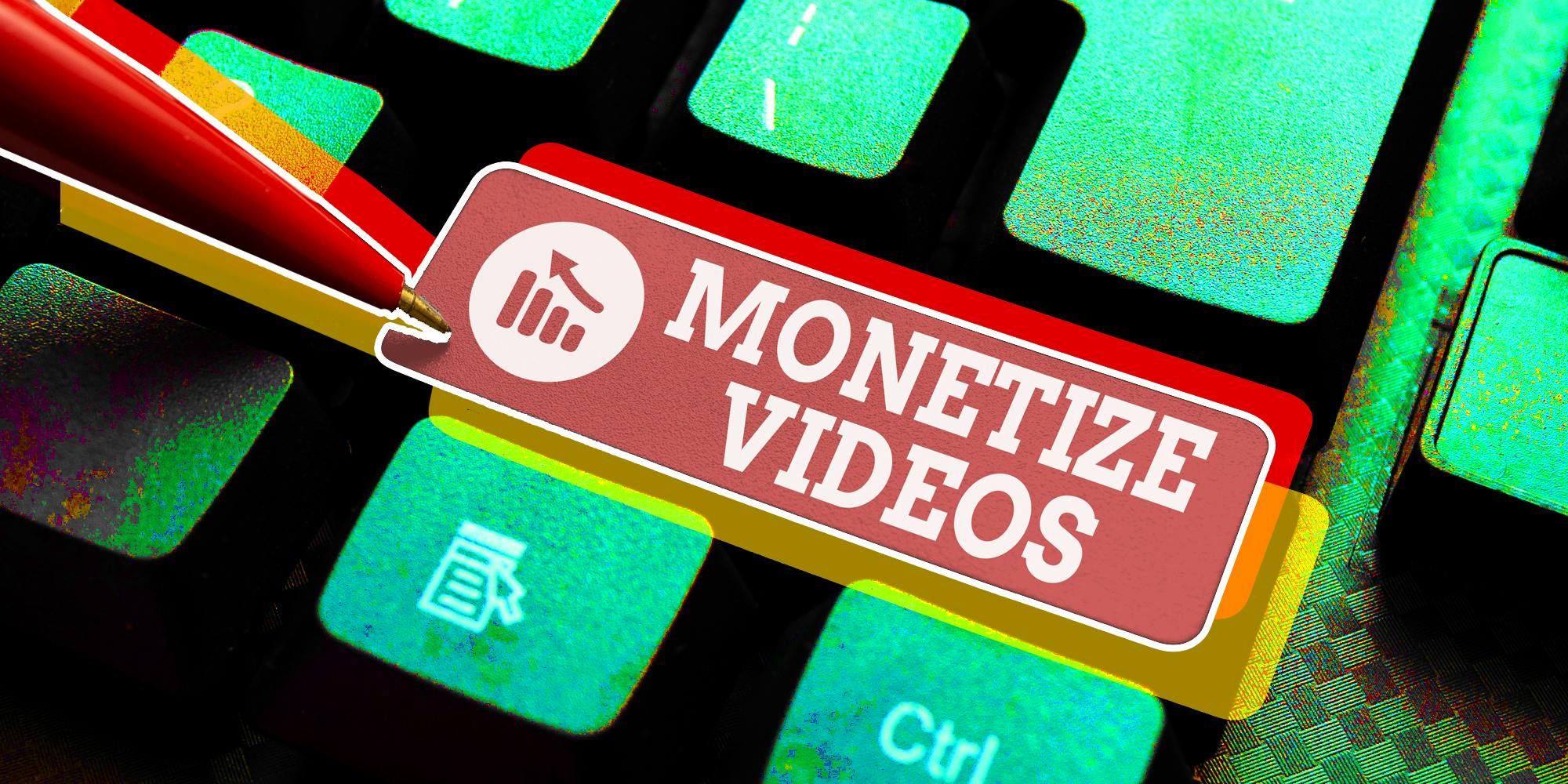 Monetize button on keyboard youtube monetization