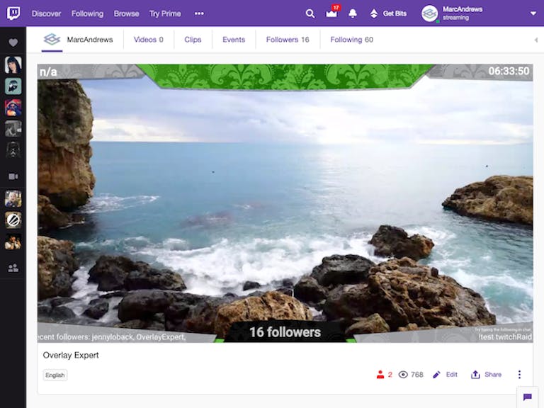 Twitch extension - Overlay Expert extension for Twitter