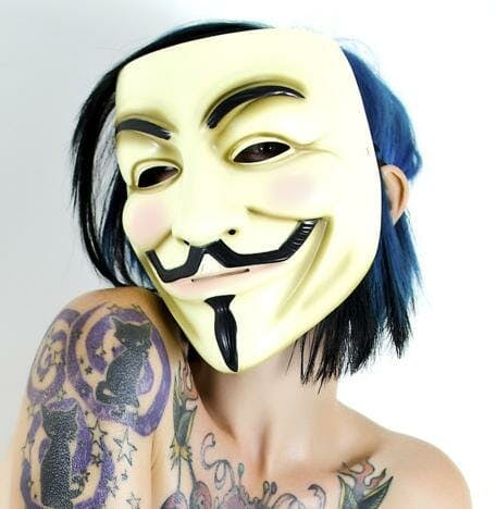 Anonymous’s signature look just got a lot sexier