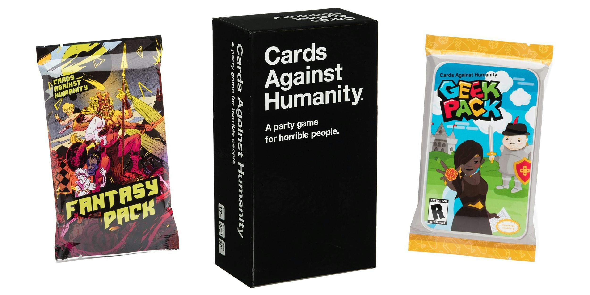 Nerd up your Cards Against Humanity experience with these expansions
