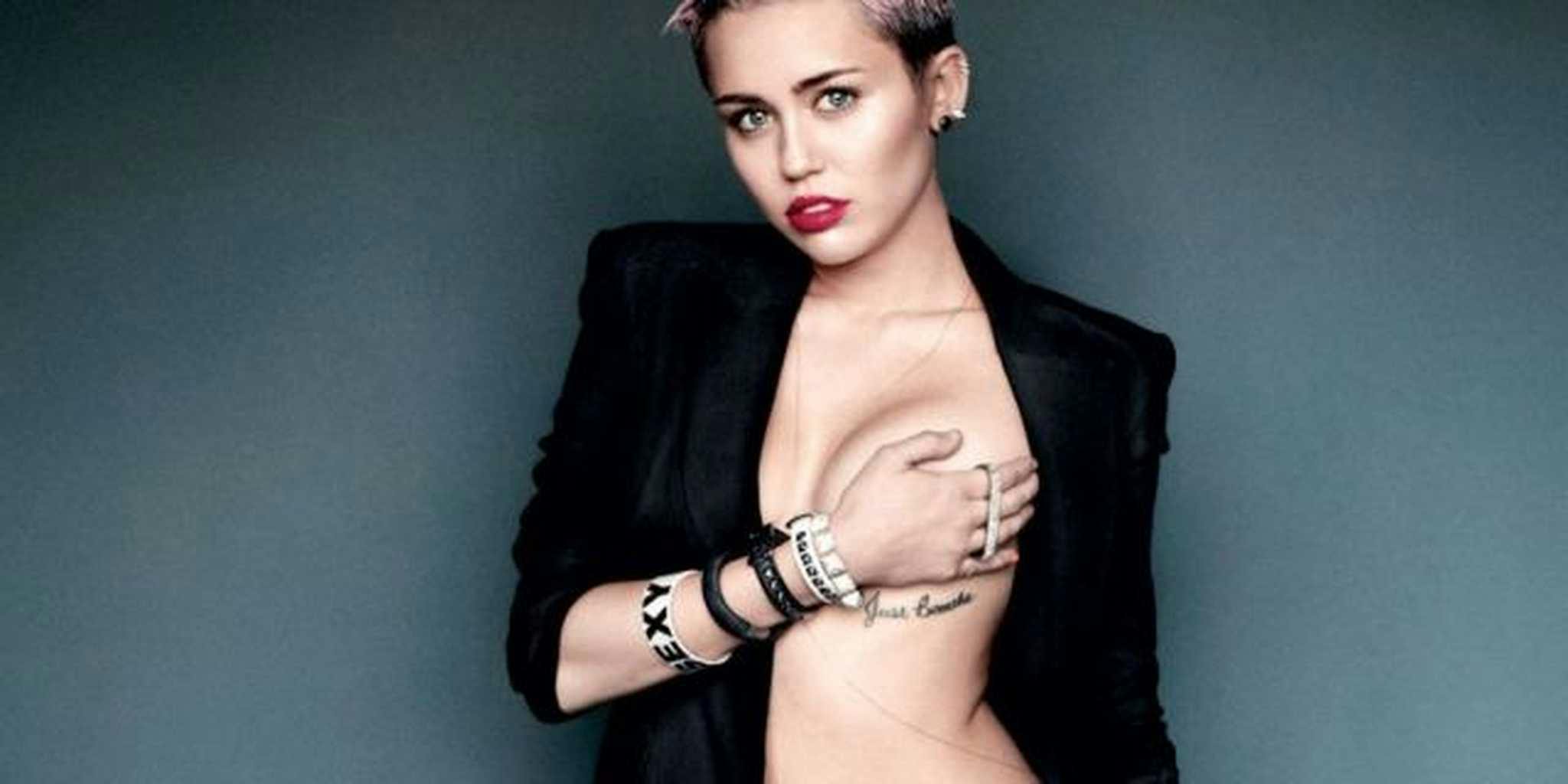 Miley Cyrus goes full Miley Cyrus in new topless photo