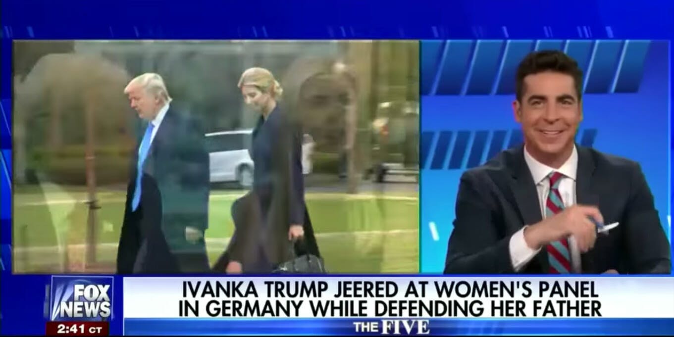 Fox News host cracks an oral sex joke targeting Ivanka Trump