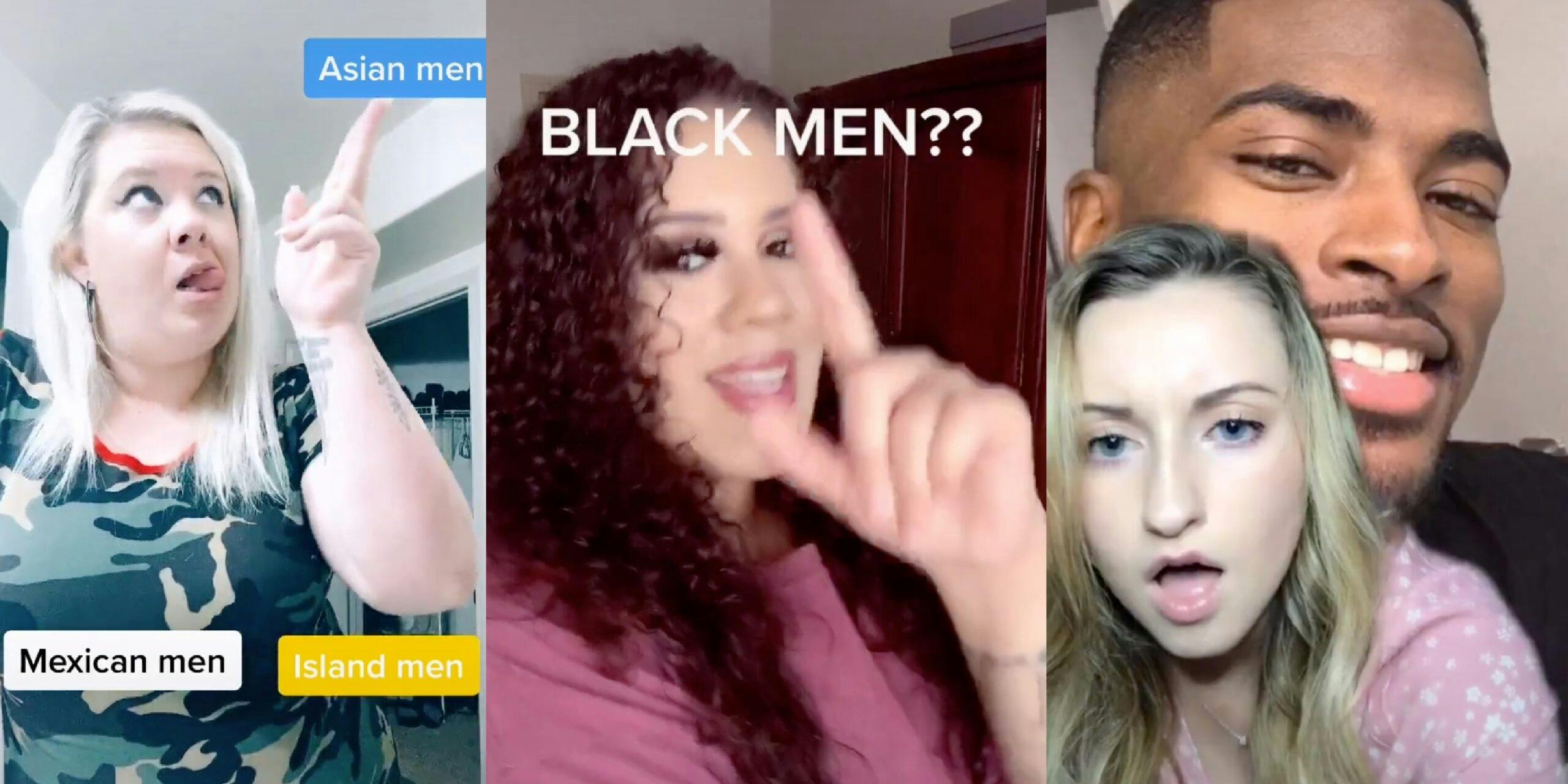 White girls are fetishizing Black men in TikTok videos