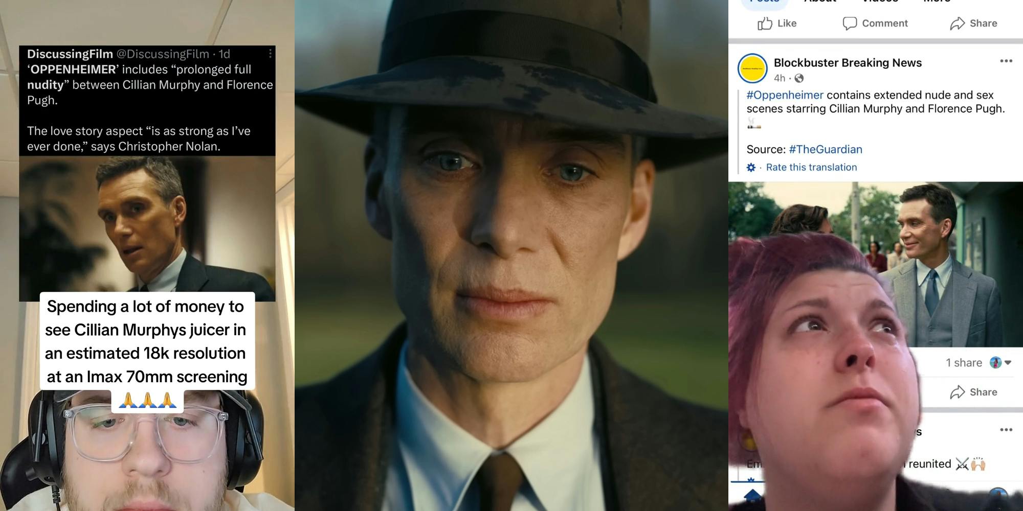‘Spending a lot of money to see Cillian Murphys juicer in an estimated 18k resolution’: FilmTok is freaking out over ‘Oppenheimer’s R-rated sex scene