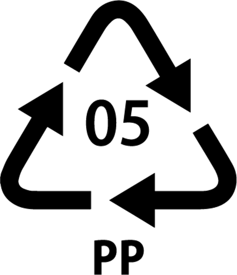 PP recycling symbol